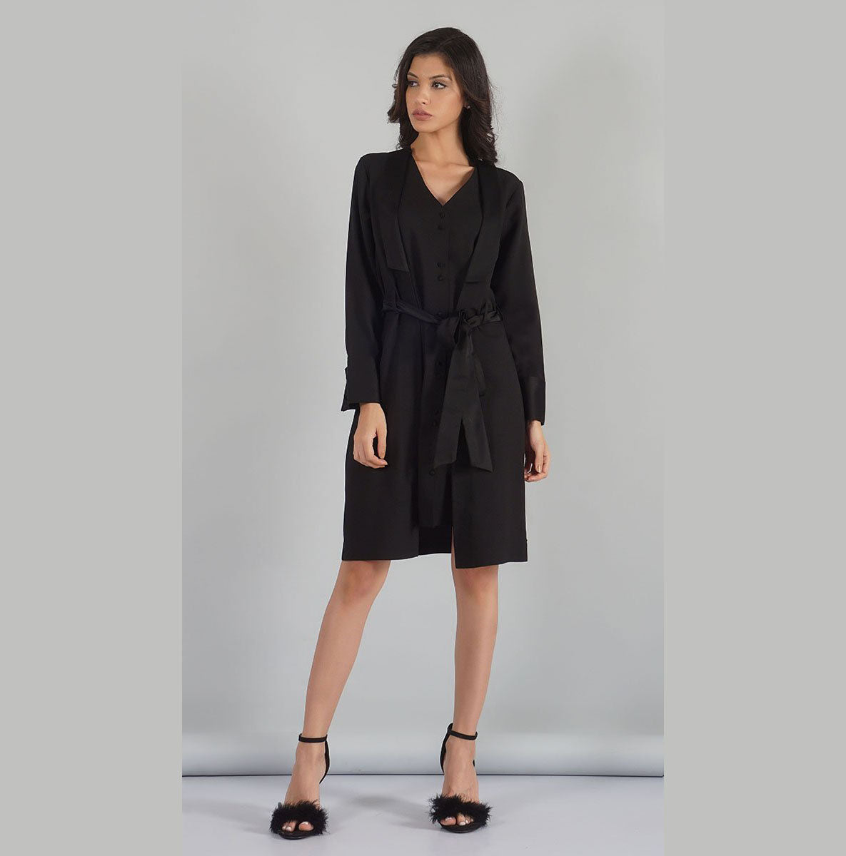 Tuxedo Dress in Black | eBay